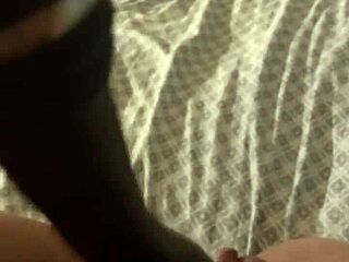 bbw feels pleasure masturbating