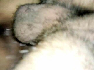 Intense bathroom encounter with a massive cock from behind.