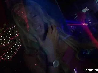 Samantha Saint's behind the scenes fun with big tits and ass!