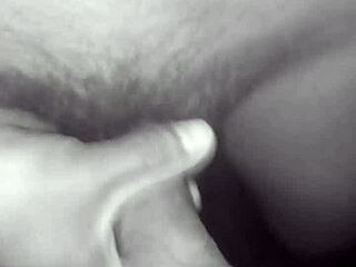 masturbating with semen, part 1 – intriguing twist