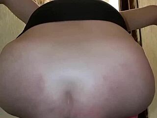 While her friend watched TV, the blonde slut burst her ass with toys