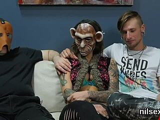 Kinky teen faces harsh anal therapy in loony bin