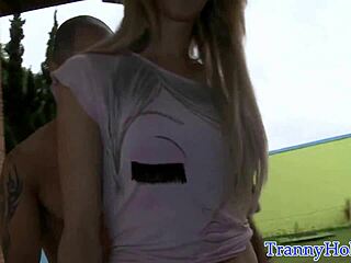 Tranny Amateur Assfucked Before Cum Over Tits!