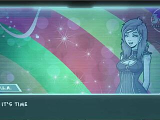 Milking april in hentai whore