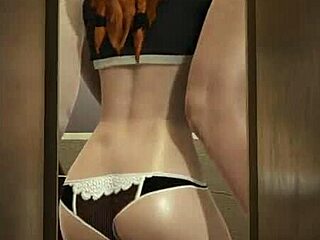 Aloy threesome with deepthroat and perfect ass action