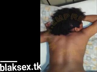 African Girl Bent Over for Doggy Drilling!