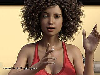 Gorgeous Gina touches pussy through yoga pants suggestively