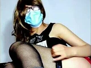 Young Teen Gives Kinky Footjob Massage With Toys To Music