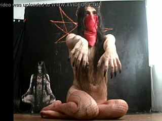 Filthy Shemale Harlot Shows Off Ass and Feet