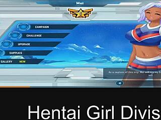 Hentai Girl Division in Animated Game World