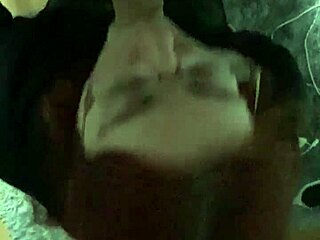 Latina Redhead Amateur Deepthroat Blowjob with Cumshot