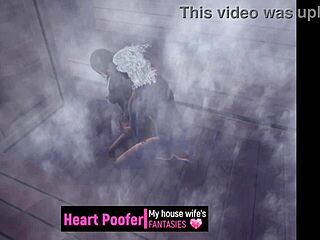 Cartoon Characters Relax In Sauna Setting