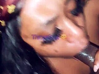 Ebony Woman Earns Quick Money With Photo Shot