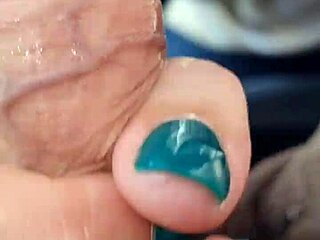 blowjob swallow in car with finger sucking