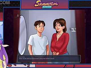 Summertime Saga Part 16: Sexy Blonde Craves Huge Cock in Wild Anime Game