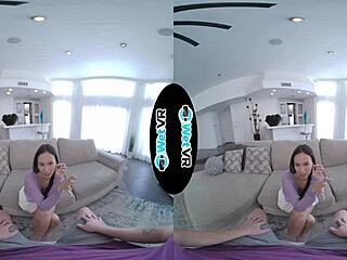 Huge Dick Slides Into Skinny Brunette POV