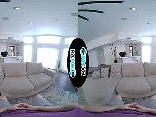 Huge Dick Slides Into Skinny Brunette POV