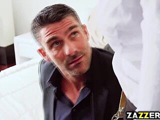 Sarah vandella experiences double penetration in her pussy by keiran and toni