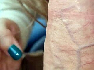 blowjob swallow in car with finger sucking