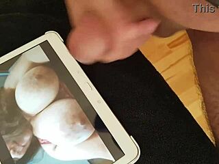 Amateur Masturbates Cock to Cumshot Tribute for Elpapi219