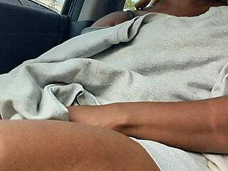 Naejae Gets Wedgies And Cum In Parked Car