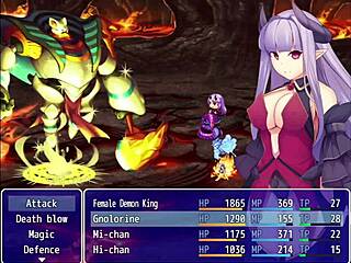 The female demon king seeks revenge through prostitution in this anime series