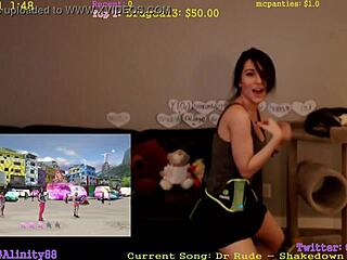 Alinity's tantalizing dance show with bouncing assets