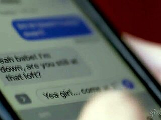 Text message interrupts hot lesbian sex - Keisha Grey and Haley Reed