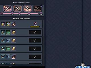 Claires winzige 18+ Muschi wird nackt in verspieltem Hentai-Anime-Spiel gedehnt