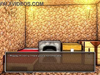 Giving Our Girl A Golden Bikini In Hornycraft Parody