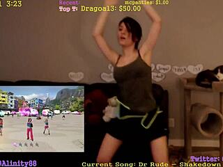 Alinity's tantalizing dance show with bouncing assets