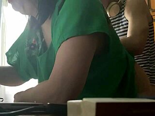 Work interrupted by steamy phone sex distraction