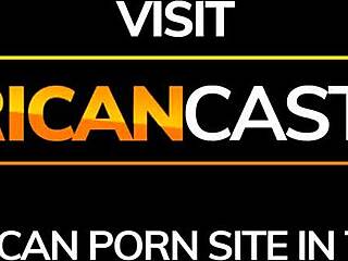 Sexy black woman gets dominated by white casting agent