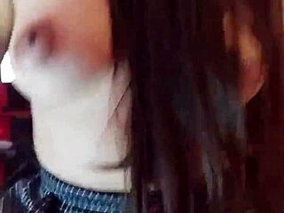 Sister takes it like a prostitute and speaks filthy, moaning loudly