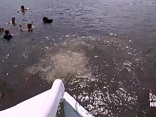 Naked Party on Houseboats at Lake of the Ozarks