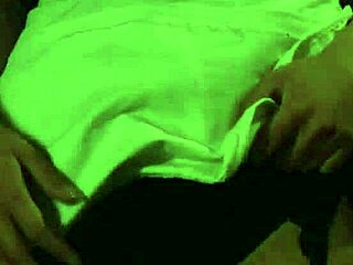 Voyeur Lesbian Maid Masturbates Behind Door