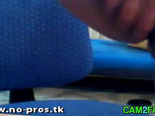 teen 18+ on webcam showing off her amateur skills in private