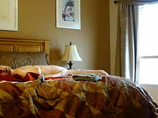 Slut loves cum on tits and pussy