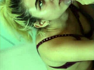 Wow, I Gave A Homemade Blowjob In The Kitchen With Blonde Teen!