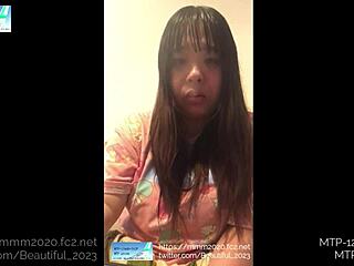 Rookie Sakura Asakura's authentic solo selfie-style masturbation video