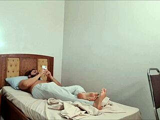 a quickie fuck with my whore in the room