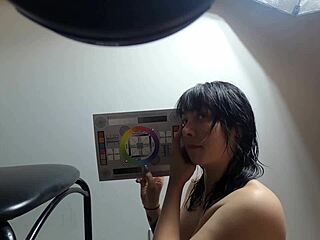 Scarlett Johnson gives me the slowest, hottest blowjob backstage. I’m losing control with every teasing lick!