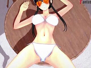 yor forger's bikini pool sex pov in spy x family