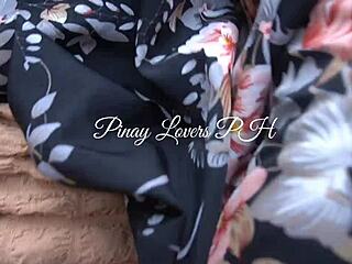 Pinay scandal shows horny teen couple banging hard by roadside in public.