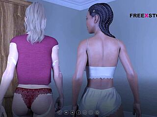 Anime tini 18+ Leyala első análja Atlas-szal hármasban