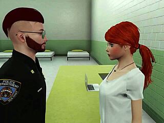 Wbp140 - Bribing Security With Anal And Blowjob In Cartoon