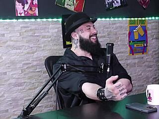 Gabe spec no swing with Tifany Rocha in sheer red lingerie