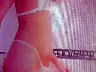 Can you believe this guy strips to show his dick for lesbian masturbation?