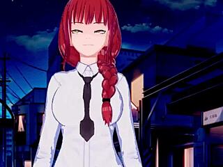 makima's bouncing boobs drive me wild in chainsaw man hentai.