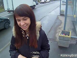 teen 18+y dania on balcony with glasses